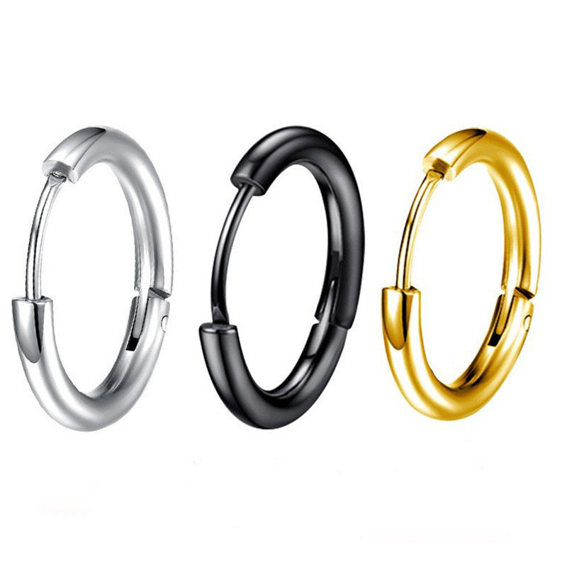 Wholesale Stainless Steel Round Earrings
